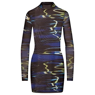 Abbildung von APART Fashion Damen Kleid, Navy, 40 EU