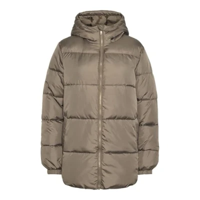 Abbildung von Pieces Wattierte Pcmaddie Winterjacke, Damen, Größe: XS, Morel