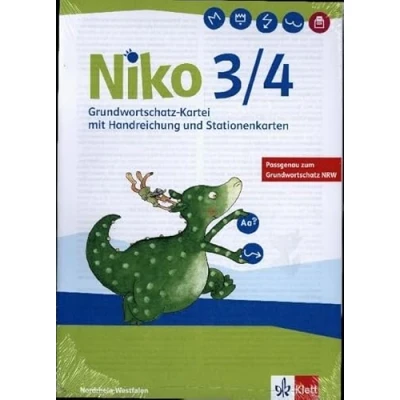 Abbildung von Niko Sprachbuch 3/4: Grundwortschatz Kartei mit Handreichungen und Stationenkarten Klasse ... 3/4 (Niko. Ausgabe ab 2020)