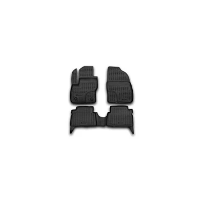 Abbildung von Element Gummimatten Passgenaue Fußmatten Ford Focus C MAX 2003 (RN) 4tlg, Schwarz