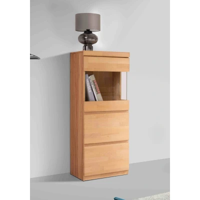 Abbildung von Home affaire Vitrine &quot;OSLO&quot;, Breite ca. 50 cm, Teilmassiv