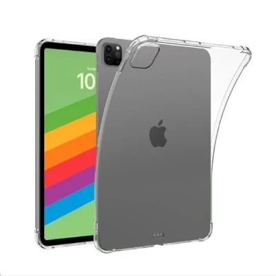 Abbildung von GIOPUEY Hülle für IPad Pro 13 2024, Weiche TPU Rückenschale, Dünne Abdeckung, Airbag Schutz, Case Kompatibel mit 2024 Transparentes