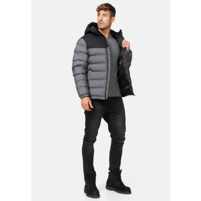 Abbildung von Indicode Jeans Stepp Eberhardy Winterjacke, Herren, Größe: XL, Dk grey