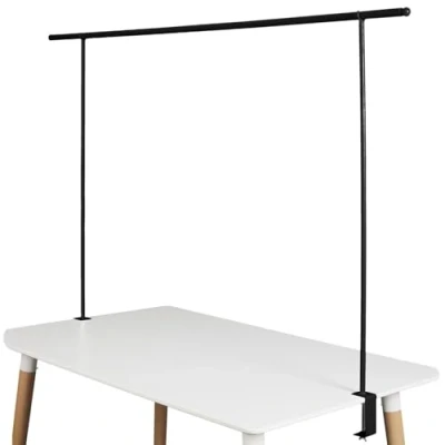 Abbildung von HOME DECO FACTORY MO1322 Deko Stange für Tisch, verstellbar, Dekorationsobjekt, Schwarz, Metall Eisen, 90 x 250 4 cm