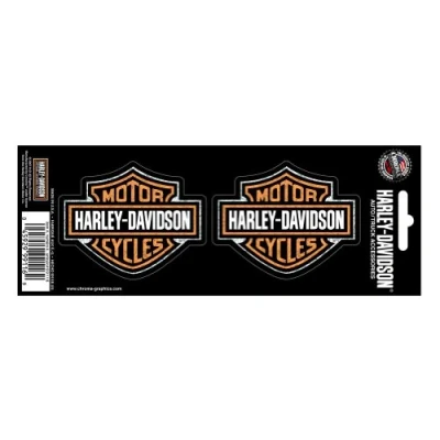 Abbildung von Harley David CG99116 Holografische Aufkleber, 7,6 x 6,4 cm, 2 Stück