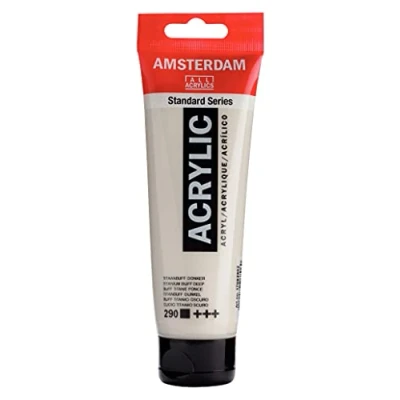 Abbildung von Amsterdam Standard Series Acrylfarbe Tube 120 ml Titanbuff Dunkel 290 (17092902)