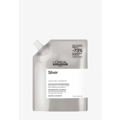 Abbildung von L&#039;OREAL Professionnel Serie Expert Silver Refill Shampoo Shampoo, Größe: 500 ml,