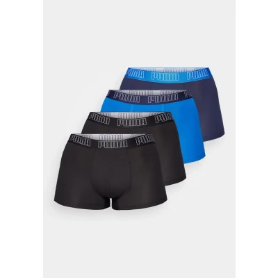 Abbildung von Puma MEN Everyday Trunk 4 PACK Panties, Herren, Größe: XL, Blue/black