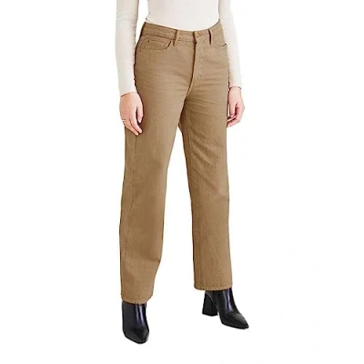 Abbildung von Dockers HIGH CUT Pants Stoffhose, Damen, Größe: 28, Harvest gold brown