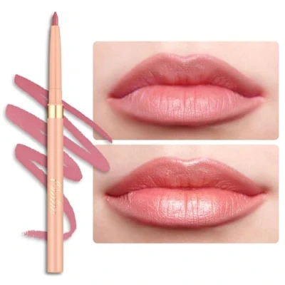 Abbildung von OULAC Rosa Lipliner Wasserfest, Drehbarer Langanhaltender Lippenkonturenstift mit Mattes Finish, Hochpigmentiert und Geschmeidig, Konturieren Sie Ihre Lippen, Vegan (L01) Dusty Rose