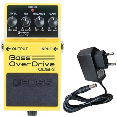Abbildung von Boss ODB 3 Bass Overdrive Verzerrer Effektgerät für + keepdrum Netzteil