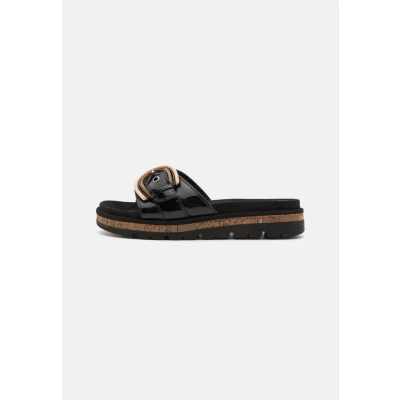 Abbildung von Marco Tozzi Pantolette flach, Damen, Größe: 40, Black Schuhe