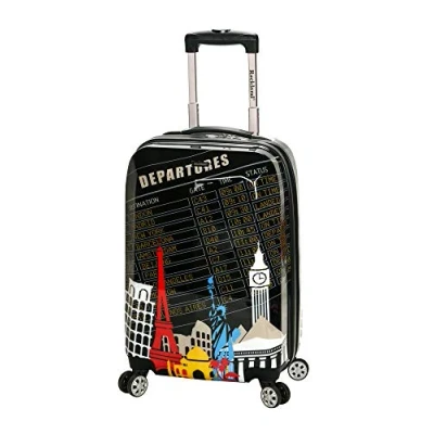 Abbildung von Rockland Departure Hardside Spinner Wheel Luggage, Abfahrt:, Carry On 20&quot;, Melbourne Erweiterbares Spinnrad Gepäck