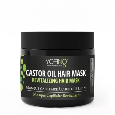 Abbildung von Rizinusöl Maske Mit Biotin &amp; Totes Meer Mineralien Zur Stärkung Fördern Das Haarwachstum und Anti Haarausfall