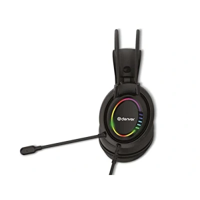 Abbildung von Denver Gaming Headset GHS 130 mit RGB Beleuchtung