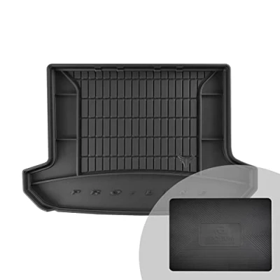 Abbildung von FROGUM ProLine 3D Gummimatte Exklusive Auto Kofferraummatte Kofferraumwanne für Kia Sportage IV 2015 2021 Bequemer Organiser Die höchsten Kanten
