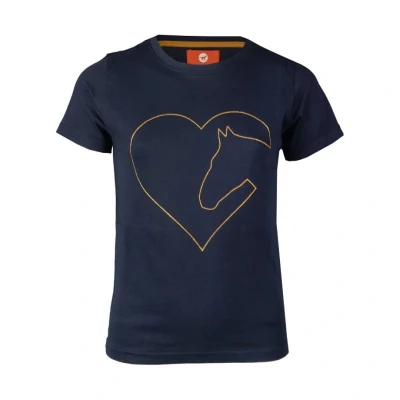 Abbildung von Red Horse T Shirt Toppie Kinder Blau/Rose