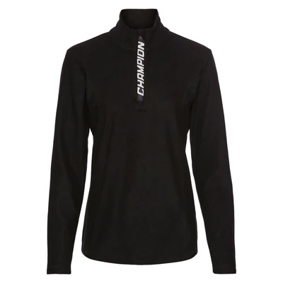 Abbildung von Champion TECH HALF ZIP Quick DRY Langarmshirt, Damen, Größe: XL, Black