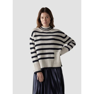 Abbildung von LeComte Strickpullover &quot;LeComte Stilvoller mit klassischem Streifenmuster&quot;