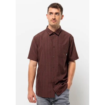 Abbildung von Jack Wolfskin EL Dorado Hemd, Herren, Größe: Large, Dark mahogany check