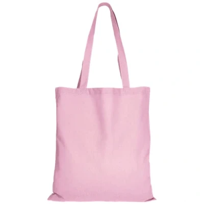 Abbildung von TEXXILLA 10er 25er 100er Pack Baumwolltasche 28 Farben mit Zwei Langen Henkeln 38x42cm Jutebeutel Einkaufstasche unbedruckt, Farbe:rosa, Größe:100 Stück