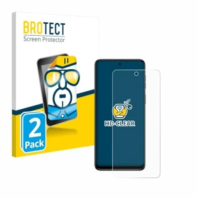 Abbildung von BROTECT (2 Stück Schutzfolie für Motorola Moto G54 Displayschutz Folie Ultra Klar