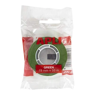 Abbildung von APLI Klebeband Grüne Tasche 19 mm x 33 m grün