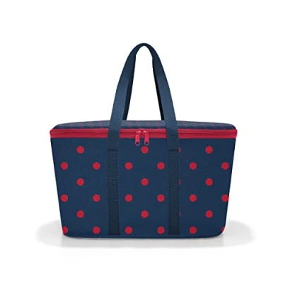 Abbildung von reisenthel coolerbag Mixed dots red Kühltasche aus hochwertigem Polyestergewebe Ideal für das Picknick, den Einkauf und unterwegs