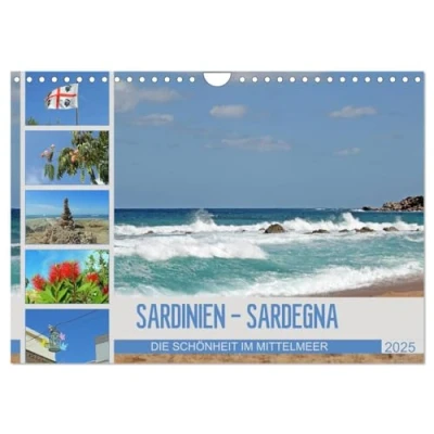 Abbildung von SARDINIEN SARDEGNA (Wandkalender 2025 DIN A4 quer), CALVENDO Monatskalender