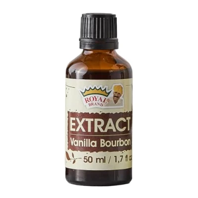 Abbildung von Extrakt Vanilleschoten Bourbon 50 ml, 100 % natural, Royal Brand, Glasflasche für bessere Qualität, vanilla extract for baking