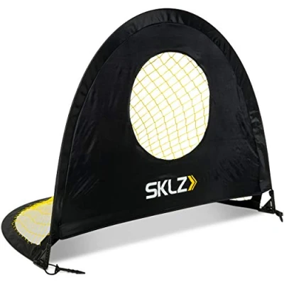 Abbildung von SKLZ Unisex Adult Trainer für Fußballtore und ziele Fußballtraining Zubehör, Scwarz/Gelb, 4ft x 3ft