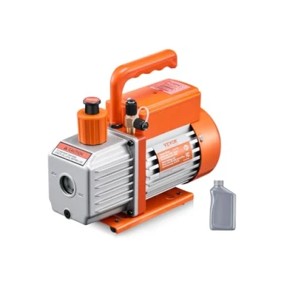 Abbildung von VEVOR Vakuumpumpe 4 CFM HVAC 1 stufige Drehschieber Vacuum Pump