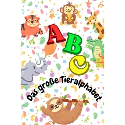 Abbildung von ABC Das große Tieralphabet: Malbuch zum Ausmalen und Kritzeln für Kinder, lernen, Tierliebhaber