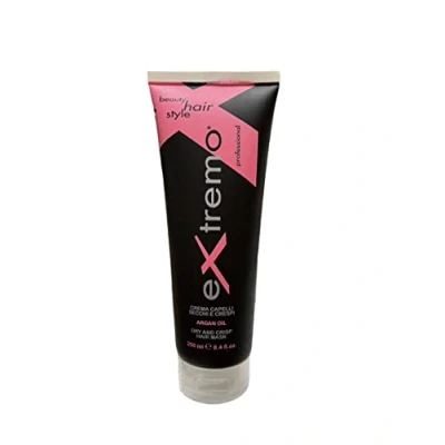 Abbildung von extremo professionelle Haarmaske für trockenes und krauses Haar mit Arganöl 250 ml Made in Italien