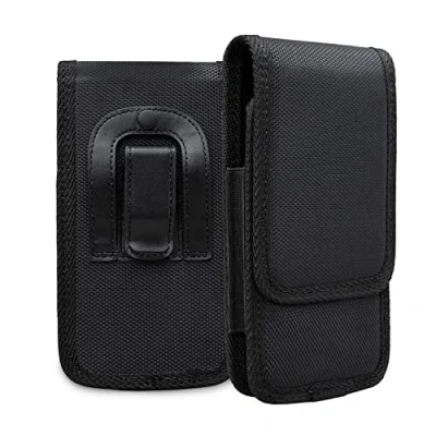 Abbildung von XiRRiX Handytasche Handy Gürteltasche Hipbag Smartphone Tasche schwarz, robustes Textilmaterial