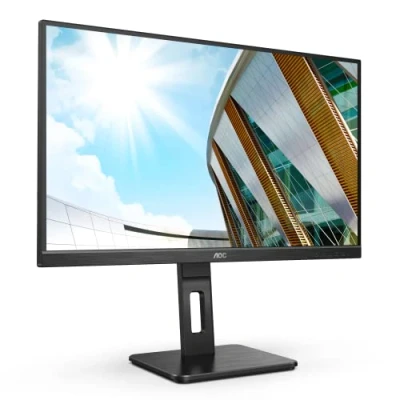 Abbildung von AOC Q27P2Q 27 Zoll QHD Monitor, höhenverstellbar (2560x1440, 75 Hz, VGA, HDMI, DisplayPort, USB Hub) schwarz
