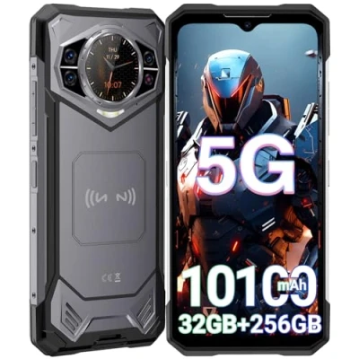 Abbildung von DOOGEE S200 Outdoor Handy Ohne Vertrag 5G Android 14, 32GB RAM+256GB/2TB ROM Smartphone, 10100mAh(33W) Baustellen Handy, 6.72&quot; FHD+ 120Hz, 100MP+20MP, Wifi6/IP68/ IP69K/Dual SIM/NFC