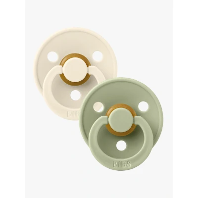 Abbildung von BIBS Schnuller Colour 2er Pack Latex Größe 1, Ivory/Sage