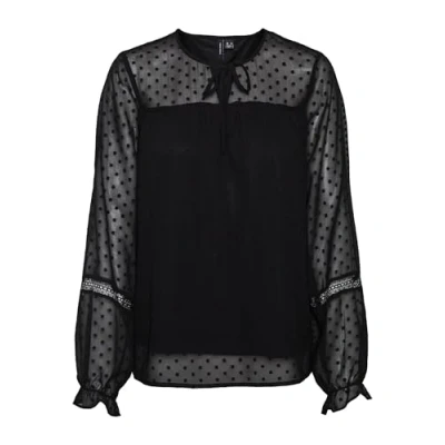 Abbildung von Vero Moda Vmleah Bluse, Damen, Größe: XS, Black