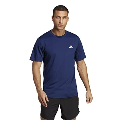 Abbildung von adidas Performance Train Essentials Training Tshirt print Dark blue white, Herren, Größe: XL, white
