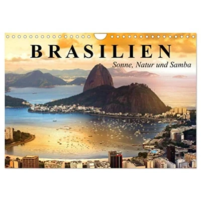 Abbildung von Brasilien. Sonne, Natur und Samba (Wandkalender 2025 DIN A4 quer), CALVENDO Monatskalender