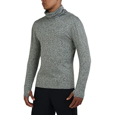 Abbildung von TCA Herren Warm Up Trichterhals Thermo Laufshirt Hellgrau, XL
