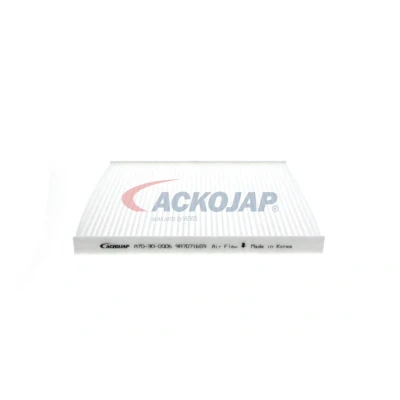 Abbildung von ACKOJA A70 30 0006 Innenraumfilter Partikelfilter 216 217 18 TOYOTA: Yaris II Schrägheck, I Corolla IX Schrägheck