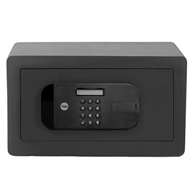 Abbildung von Yale YSEB/200/EB1, Frei stehend sicher, Schwarz, Zahlenschloss, 9,6 l, Stahl, Boden / Wand