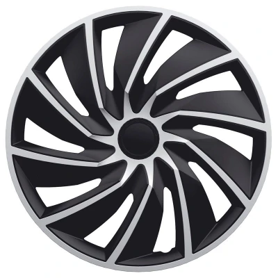 Abbildung von AutoStyle PP 5374SB Radblenden 14Zoll schwarz/silber