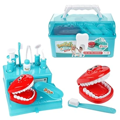 Abbildung von Toi Toys Spielzeug Arztkoffer DENTIST Zahnarzt Koffer (10 teilig)