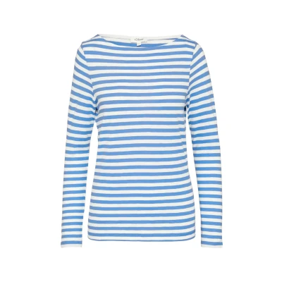 Abbildung von s.Oliver MIT U BOOT Ausschnitt Langarmshirt, Damen, Größe: 46, Royalblau