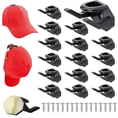 Abbildung von BELLE VOUS Dekoobjekt 16er Pack selbstklebende Cap Halterung Halter