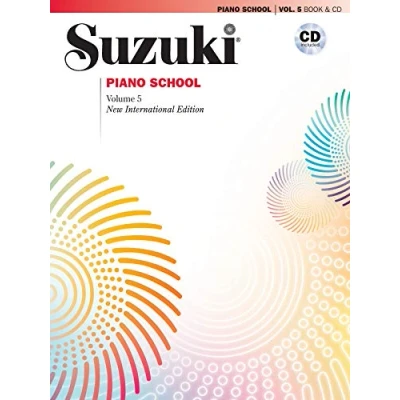 Abbildung von Suzuki Piano School New International Edition Book and CD, Volume 5: Englisch deutsch französisch spanisch (The Method Core Materials, Band 5)