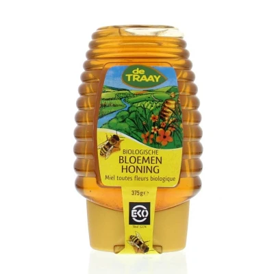 Abbildung von Traay Bloemenhoning knijpfles bio 375g